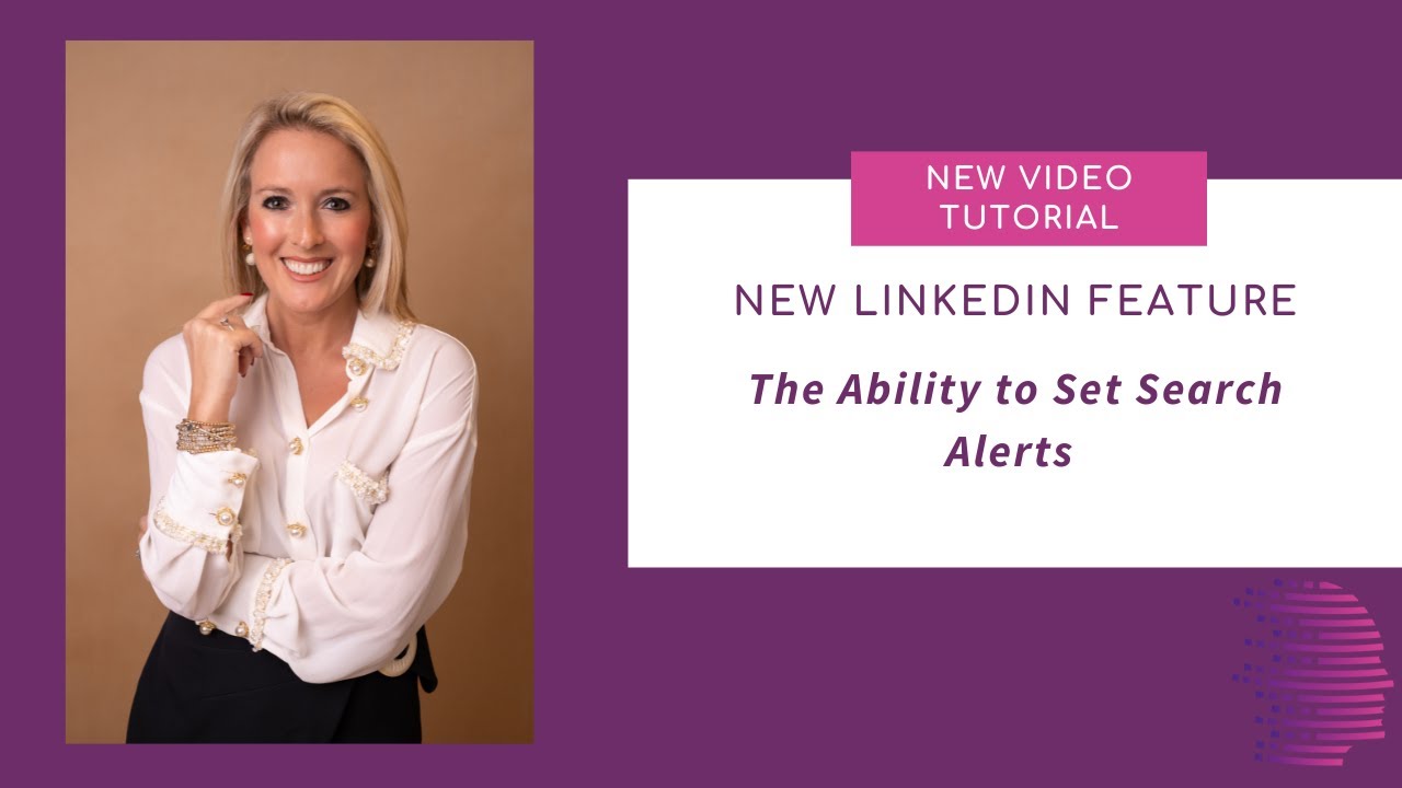 New Feature 'Save LinkedIn Searches and Receive Notifications' - YouTube