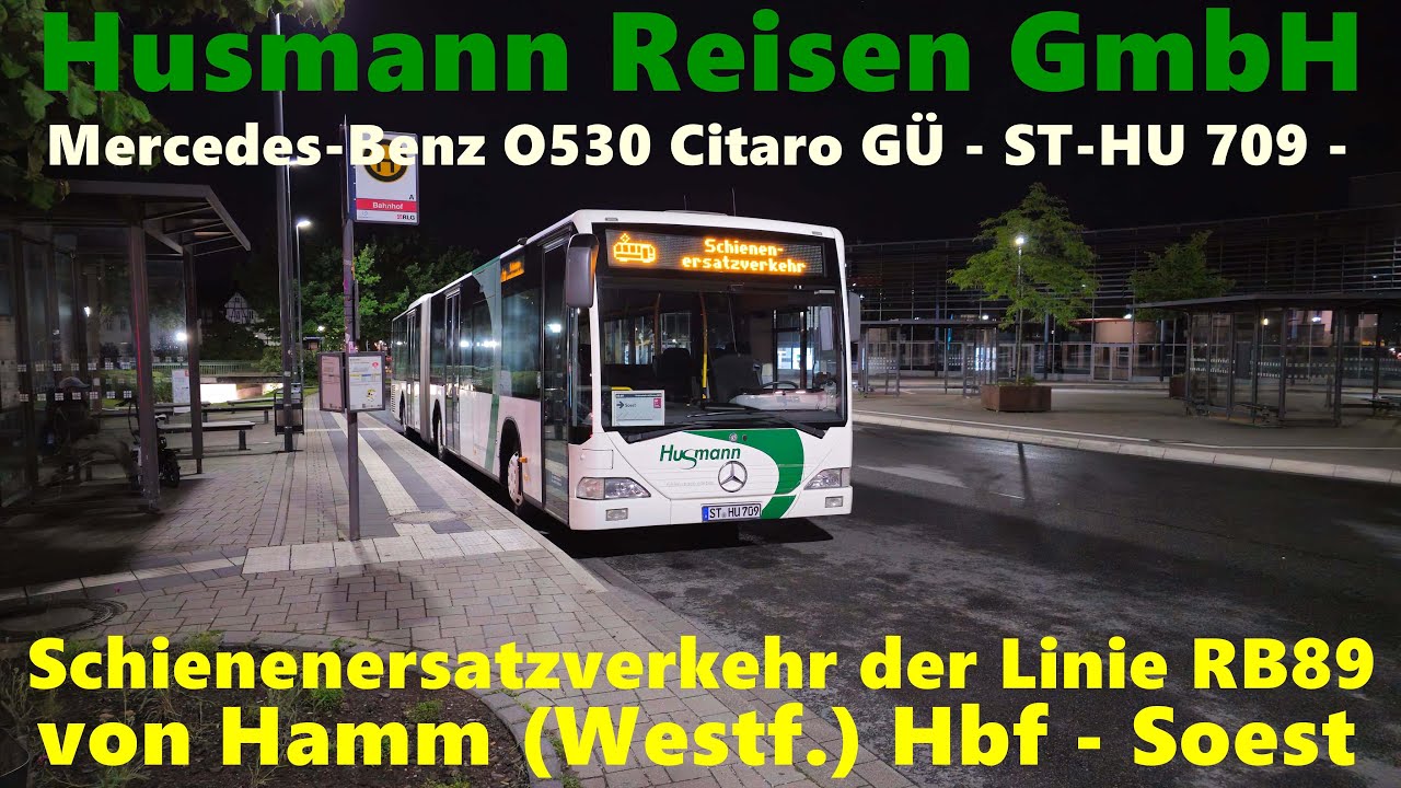 [Sound] Husmann-Wagen 709 [Mercedes-Benz O530 Citaro GÜ] [2003] ZF Ecomat