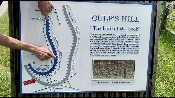 Culp's Hill from East Confederate Ave: 159th Anniv...