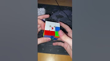 Slow motion Rb perm algorithm! #speedsolving #rubikscube #cubing #speedcubing #jperm