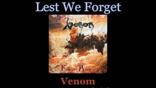 Venom - Lest We Forget - Lyrics / Subtitulos en español (Nwobhm) Traducida