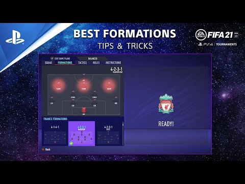 FIFA 21 - Tips Tricks u0026 Guide: The Four Best Formations | PS Competition Center