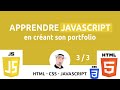 Apprendre le javascript  crer son portfolio 3  3  formation dbutant 2022