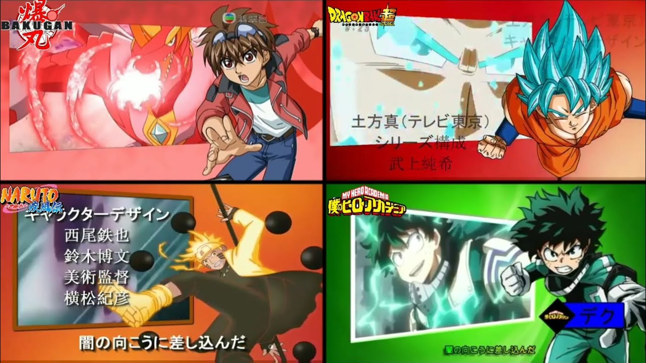 【MAD】Bakugan / Dragon Ball Super / Naruto Shippuden / Boku no Hero Academia「Cho! Saikyo! Warriors」