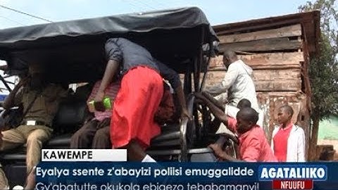Eyalya ssente z'abayizi poliisi emuggalidde
