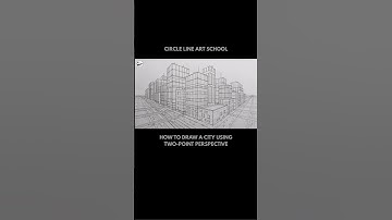 How to Draw a City using Two-Point Perspective