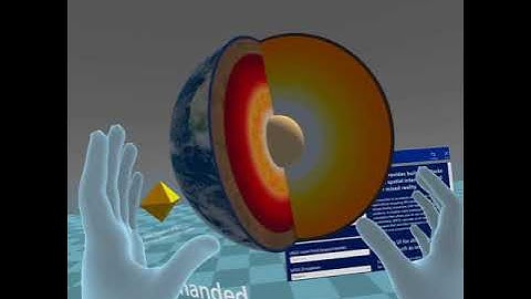 Mixed Reality Toolkit test - Oculus Quest 2 - Hand tracking