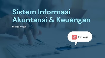eFinansi | Sistem Informasi Akuntansi & Keuangan dari eCampuz