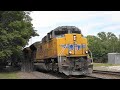 The Union Pacific Takeover of CSX Plus a Pipe Train with a Dash 8! Railfanning Terre Haute 5/28/23