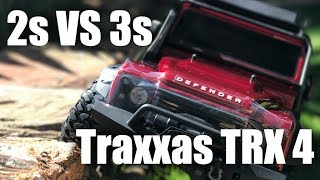Rc Boosting Traas Trx-4 2S Vs 3S Lipo