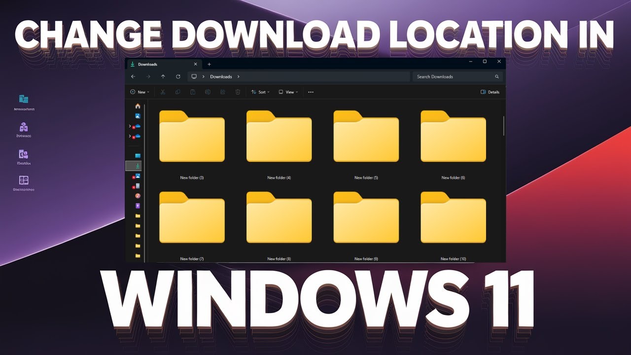 How To Change Download Location In Windows Pc How To Change Download Location In Windows Pc