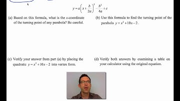 Common Core Algebra II.Unit 6.Lesson 8.Completing the Square and Shifting Parabolas