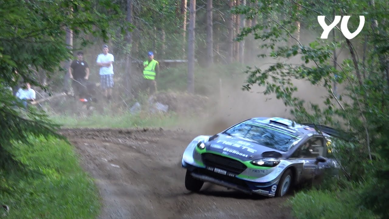 Hot moment Teemu Suninen - WRC Rally Finland 2017