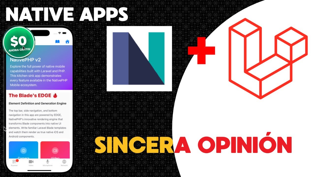 NativePHP Mobile Laravel ¿Pros y Contras? (¡Ahora es GRATIS!) - YouTube