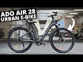 ADO Air 28 PREVIEW: 100KM Range Urban Electric Bike! Is It Really Good?