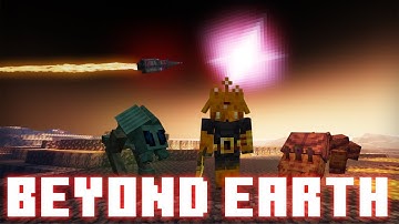 Beyond Earth Mod! (Planets, Rockets, Aliens, Structures, and Space Stations)│ Minecraft Mod Showcase