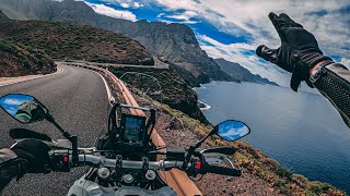 Touring on motorcycle in Gran Canaria - Coastal road GC-200