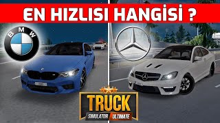 BÜYÜK KAPIŞMA !! BMW F90 M5 // MERCEDES-BENZ C63 AMG | TRUCK SIMULATOR: ULTIMATE