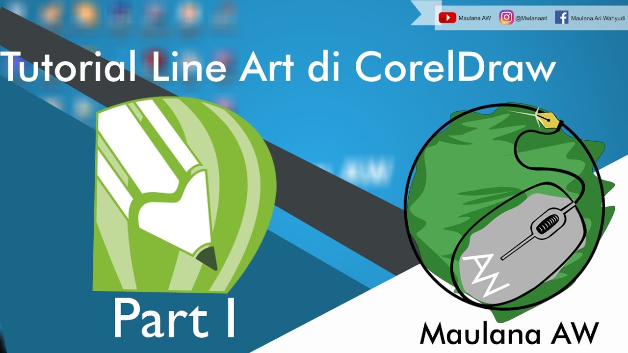 Line Art Coreldraw Tutorial : Tutorial line art di coreldraw bahasa indonesia part