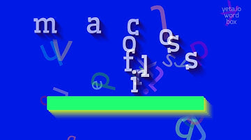 How to say "macrofossil"! (High Quality Voices)