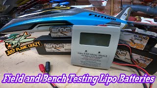 SMC, HRB, ZEEE, Lipo  Field and Bench Testing using the ESR Mark 2 Tester and Telemetry Data