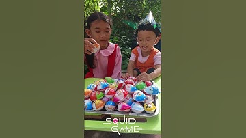 Squid game doll 3 prank by candy #squidgamchallenge #comedyfilms #squidgame #shorts