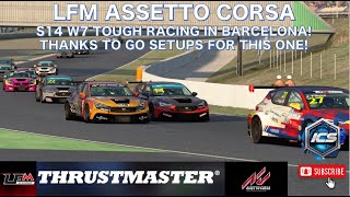 LFM Assetto Corsa S14 W7 Tough Racing at Barcelona