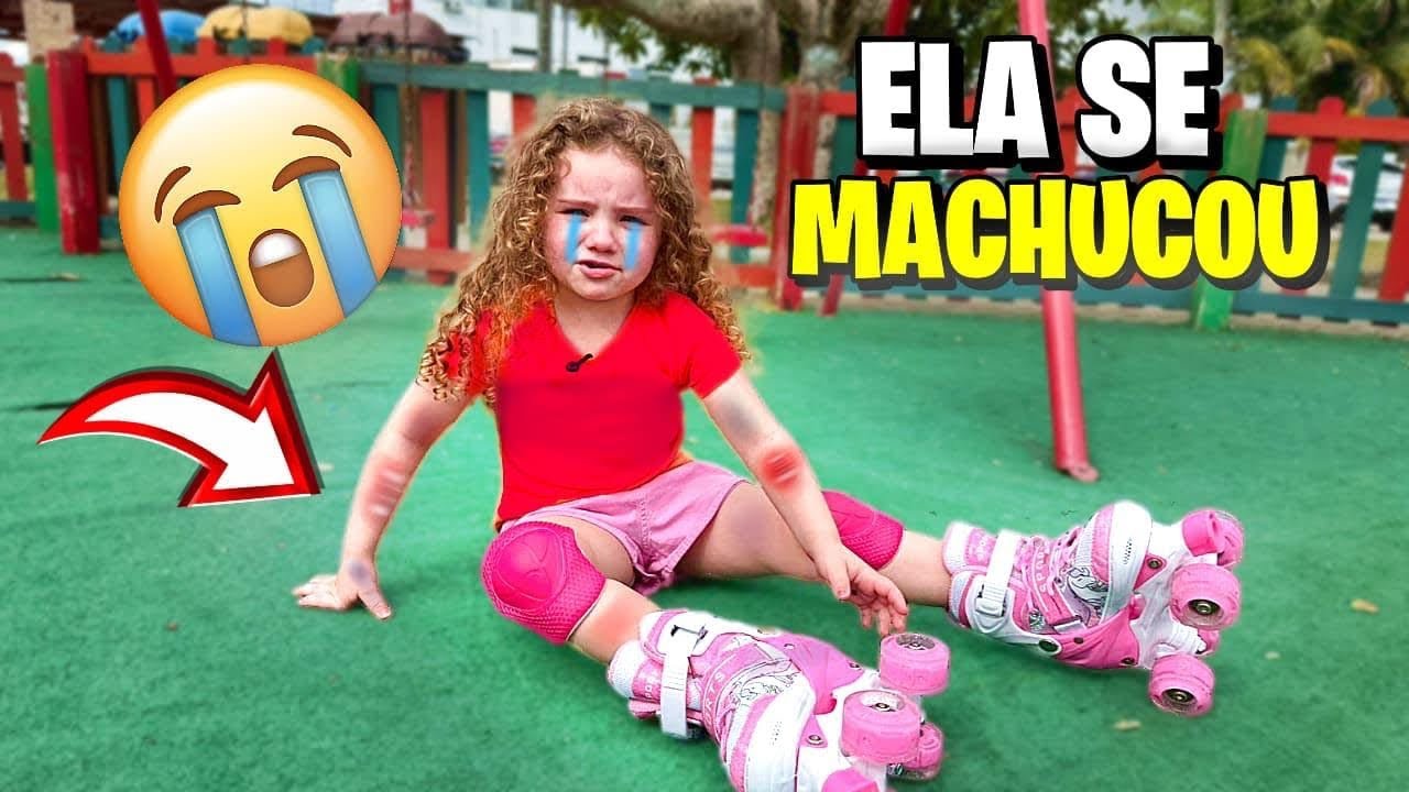 A DIVA ANDOU DE PATINS PELA PRIMEIRA VEZ | ela se machucou?