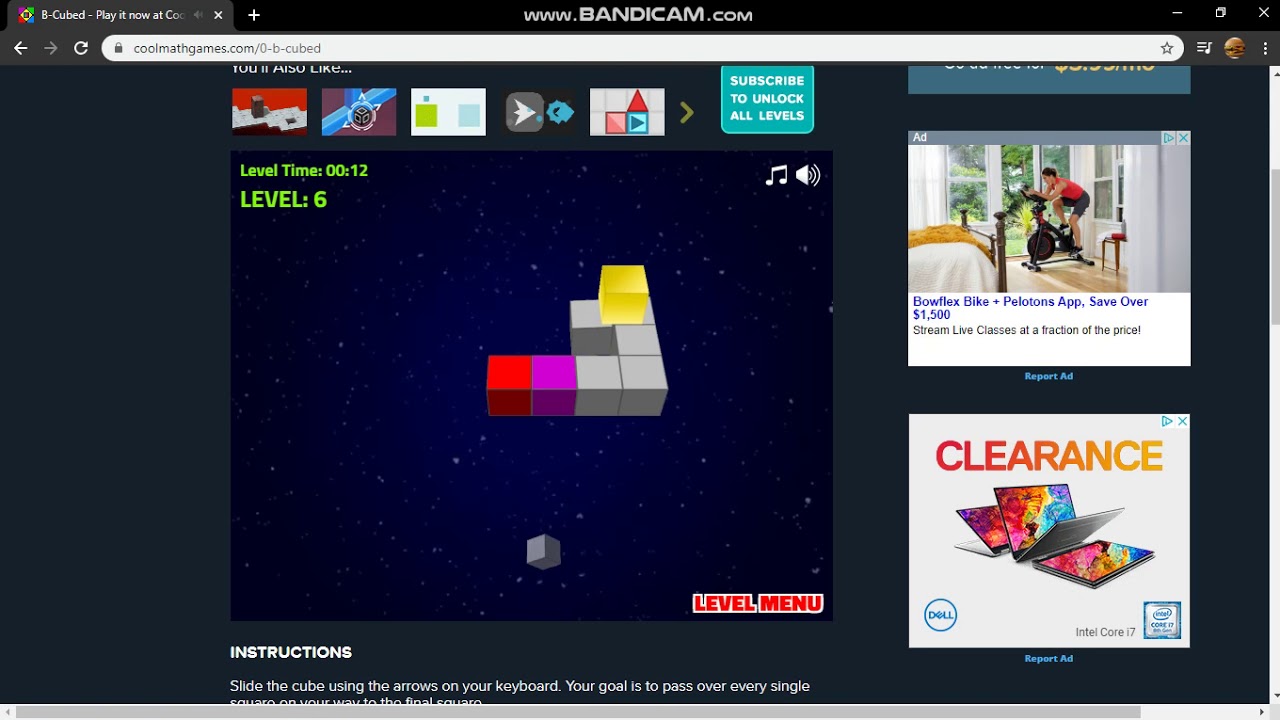 Playing b-cubed - YouTube