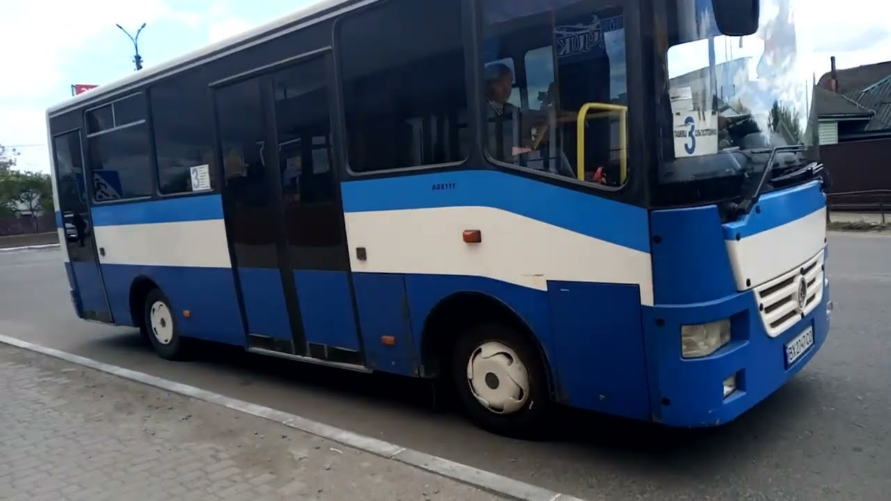 Поездка в автобусе БАЗ А08110 "Волошка" - Ukraine 2022