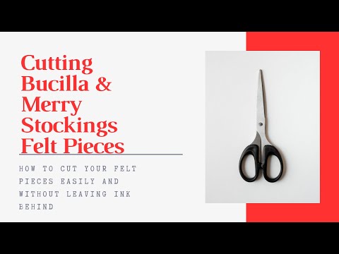 And Sew Forth: Making Bucilla Felt Stockings - Prepping