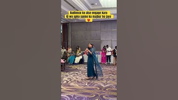 Audience enagement is key #anchoring #publicspeakingskills #music #anchors #anchorkanishkagola