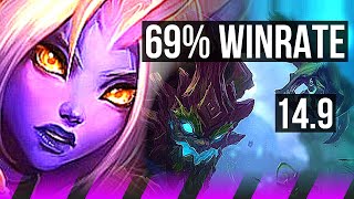 SORAKA & Sivir vs MAOKAI & Ashe (SUP) | 0/0/18, 69% winrate | BR Diamond | 14.9