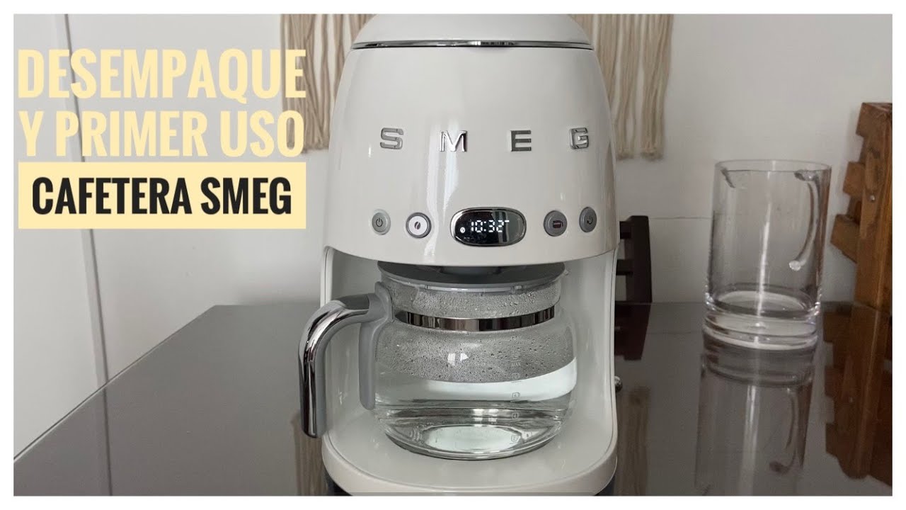 CAFETERA DE GOTEO-FILTRO SMEG (DESEMPAQUE Y PRIMER USO) - YouTube
