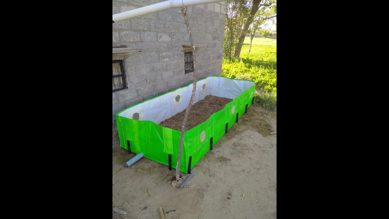 How To Install and Fill HDPE Vermi-Bed for Composting.