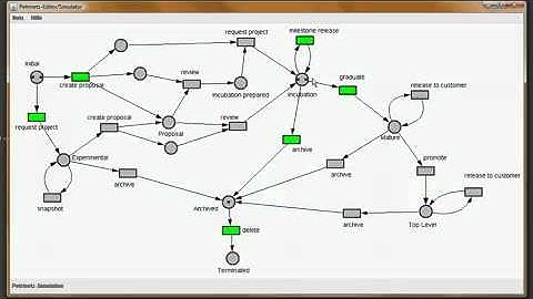 Open Source Development Process - Petri Net Simulation