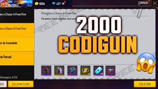 CODIGUIN FF: saiu novos códigos Free Fire com a Pringles e Cheez