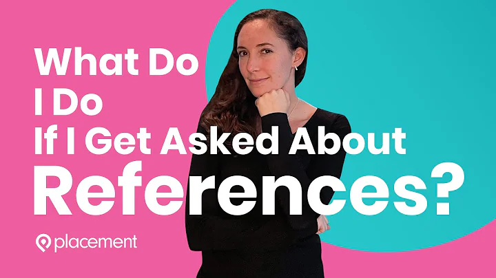 What do I do if the interviewer asks me for references?