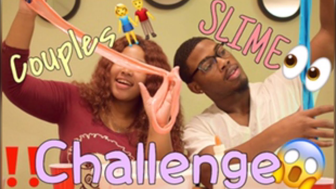 COUPLES SLIME CHALLENGE‼️