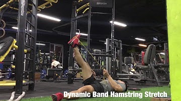DULO workout - Dynamic Band Hamstring Stretch