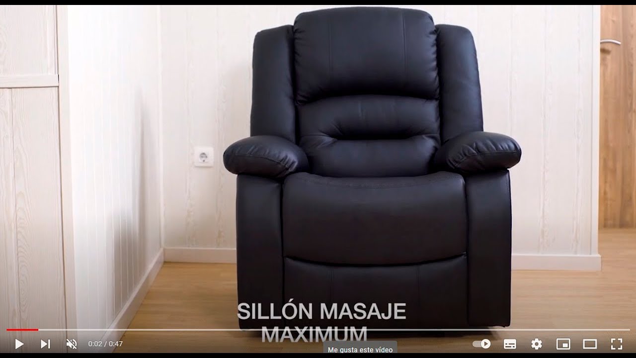 SILLON DE MASAJE CONFORT PLUS LEVANTAPERSONAS ECO-DE ECO-8196UP/NEGRO