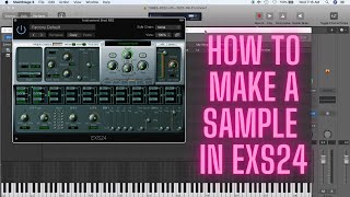 EXS24 - How To Make A Mainstage Sample for Live Performance