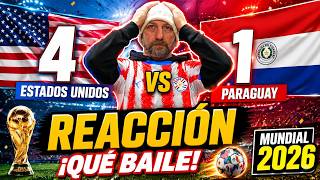 QUE BAILE !!! ESTADOS UNIDOS 4 vs PARAGUAY 1 - Reacciones de Hinchas Mundial 2026 - #summerofgoals