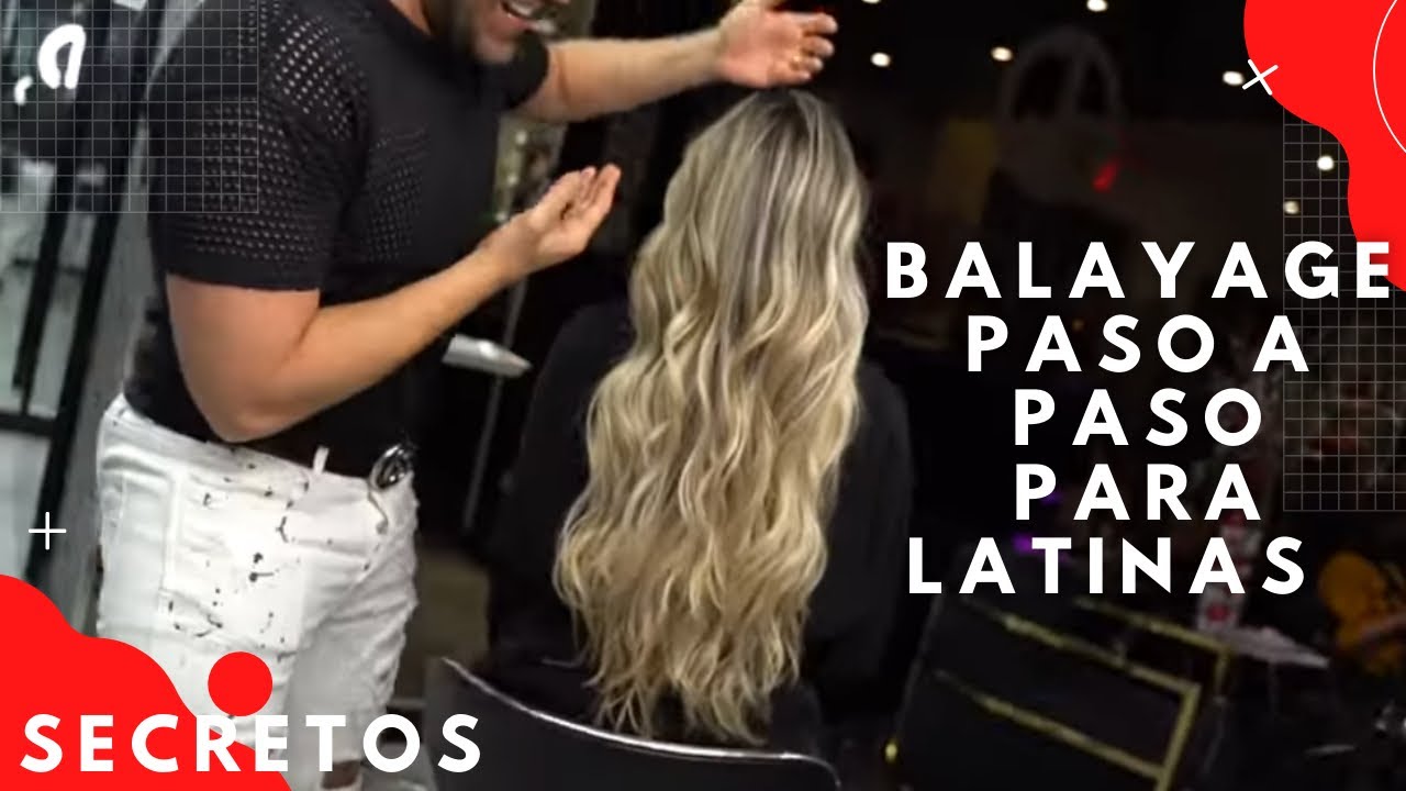 Balayage paso a paso para latinas / BY GABRIEL SAMRA YouTube