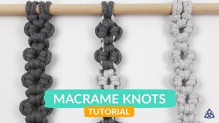 Macrame Flower Knot Pattern TUTORIAL