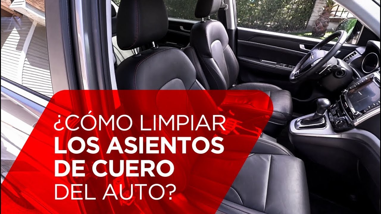 Cómo limpiar los asientos de cuero del auto? 