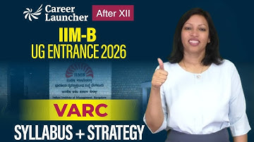How to Master VARC for IIM Bangalore UG 2026 | Smart Study Plan