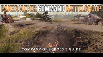 How-to Panzerjaeger Kommand Battlegroup | Top 5 COH3 1v1 | PAX(#20 USF) vs Havoc(#6 DAK) | Crossing