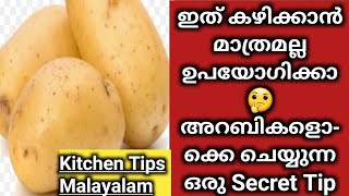 ഇതൊന്നും ഇതുവരെ അറിയാതെ പോയല്ലോ.||Kitchen tips malayalam|Potato face mask|Skin whitening tips|Nisha
