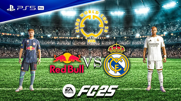 FC 25 - Ред Булл vs Реал Мадрид l Клубный Чемпионат Мира 2025 [PS5 Pro] 4К Полный Матча